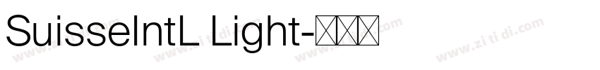 SuisseIntL Light字体转换 SuisseIntL Light字体转换